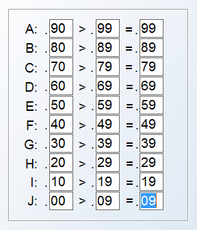 A screenshot of a math test  Description automatically generated